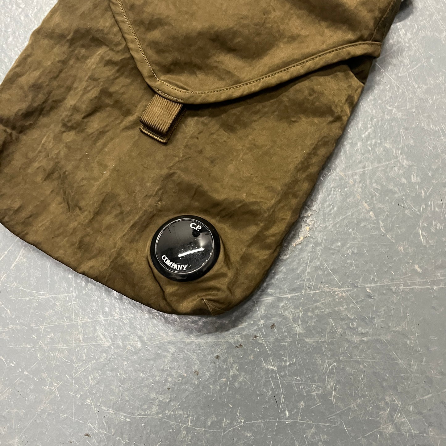 CP Company khaki green crossbody bag