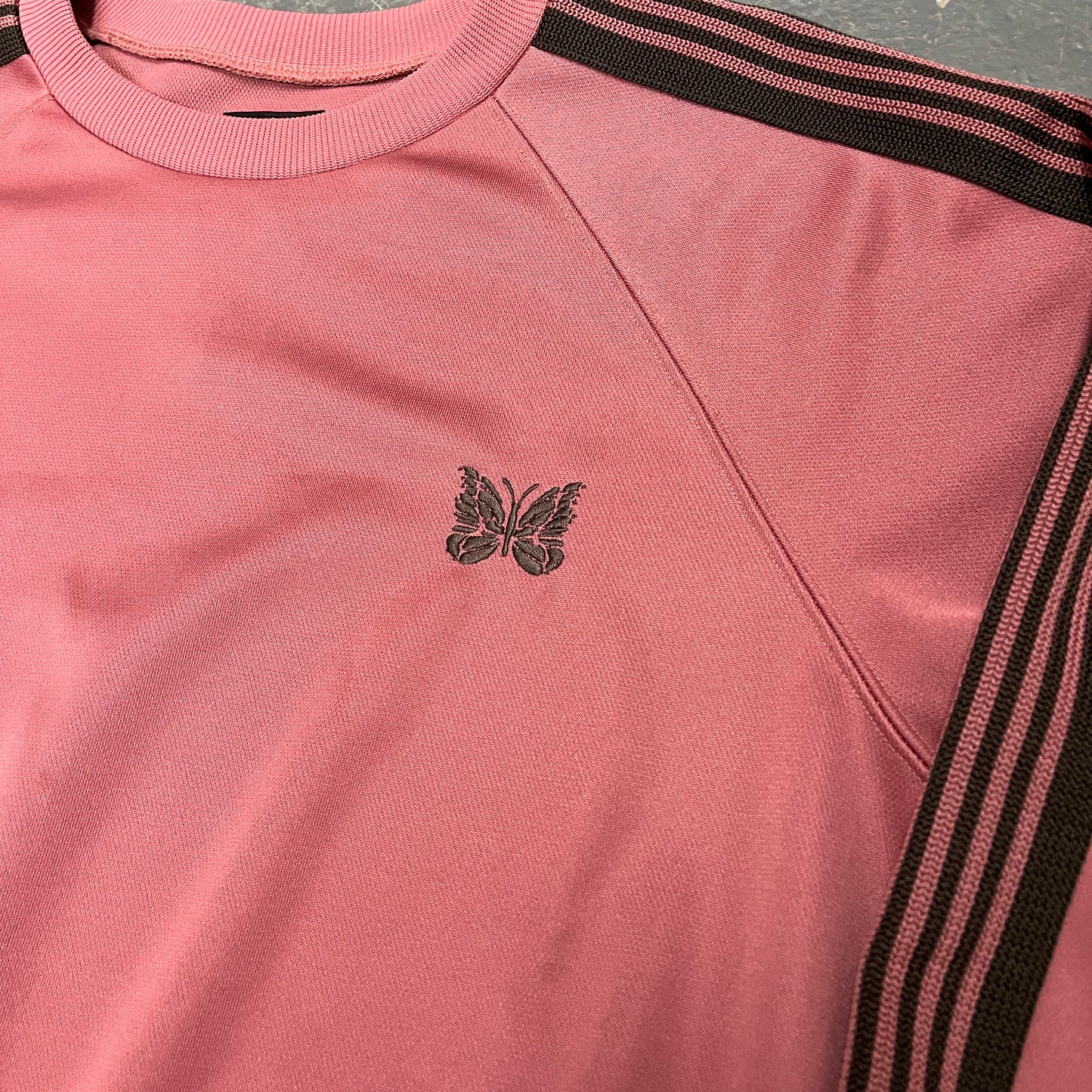 Needles pink sweatshirt (XS)