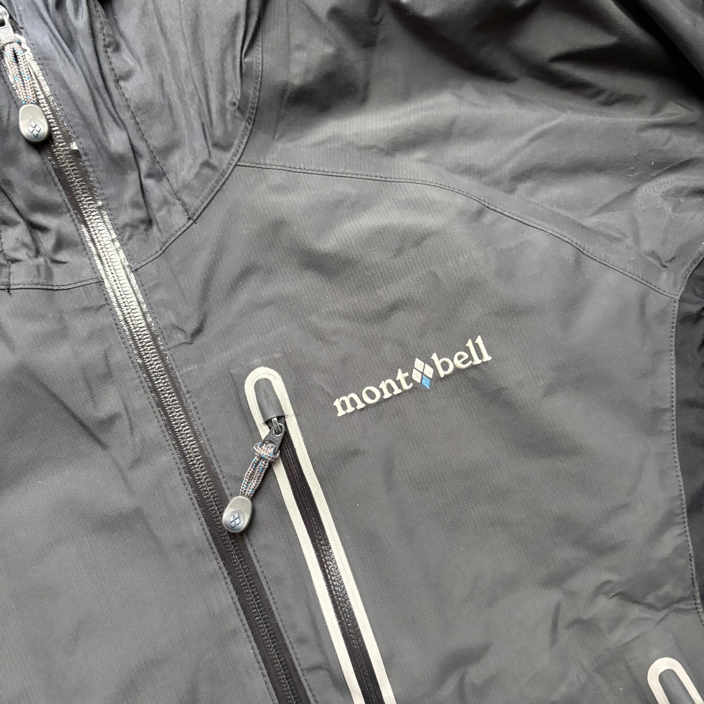 Montbell two tone grey shell jacket (S)