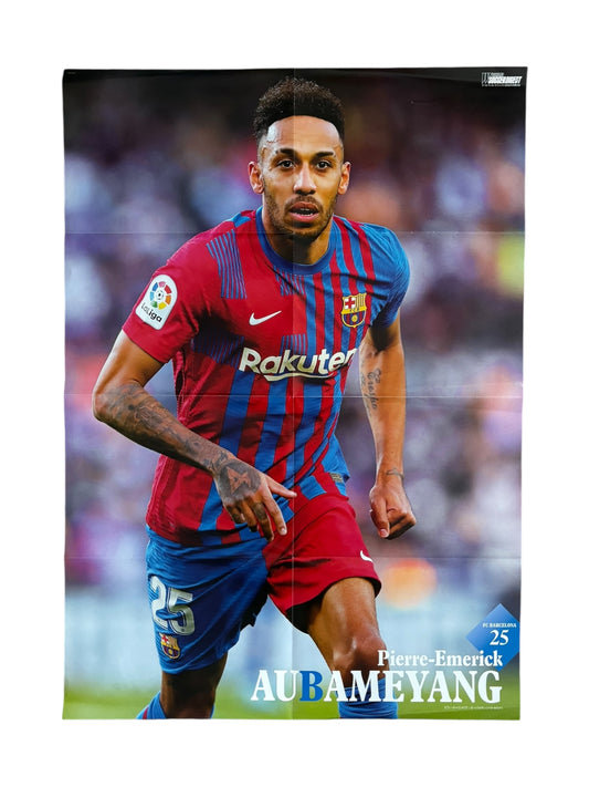Aubameyang Barca / Luis Diaz poster