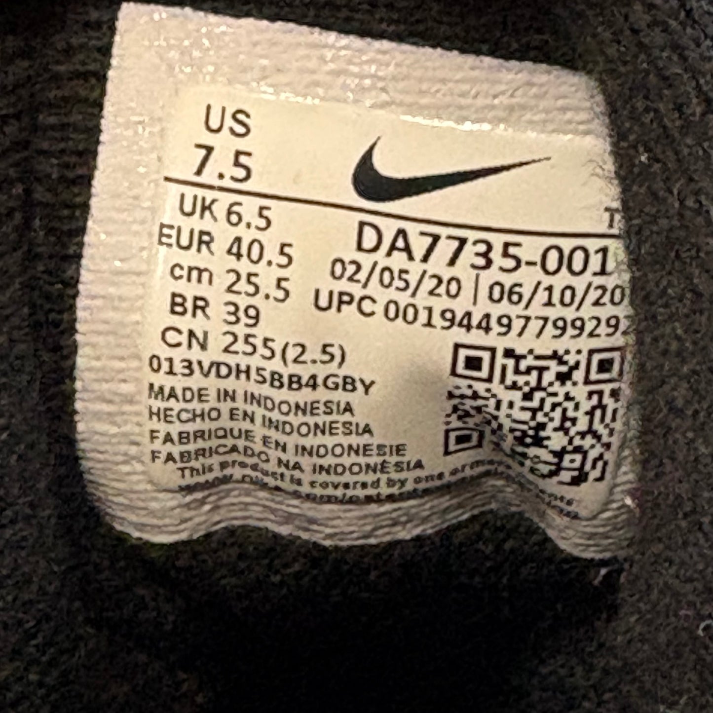 Nike air max 95 aurora green (UK6.5)