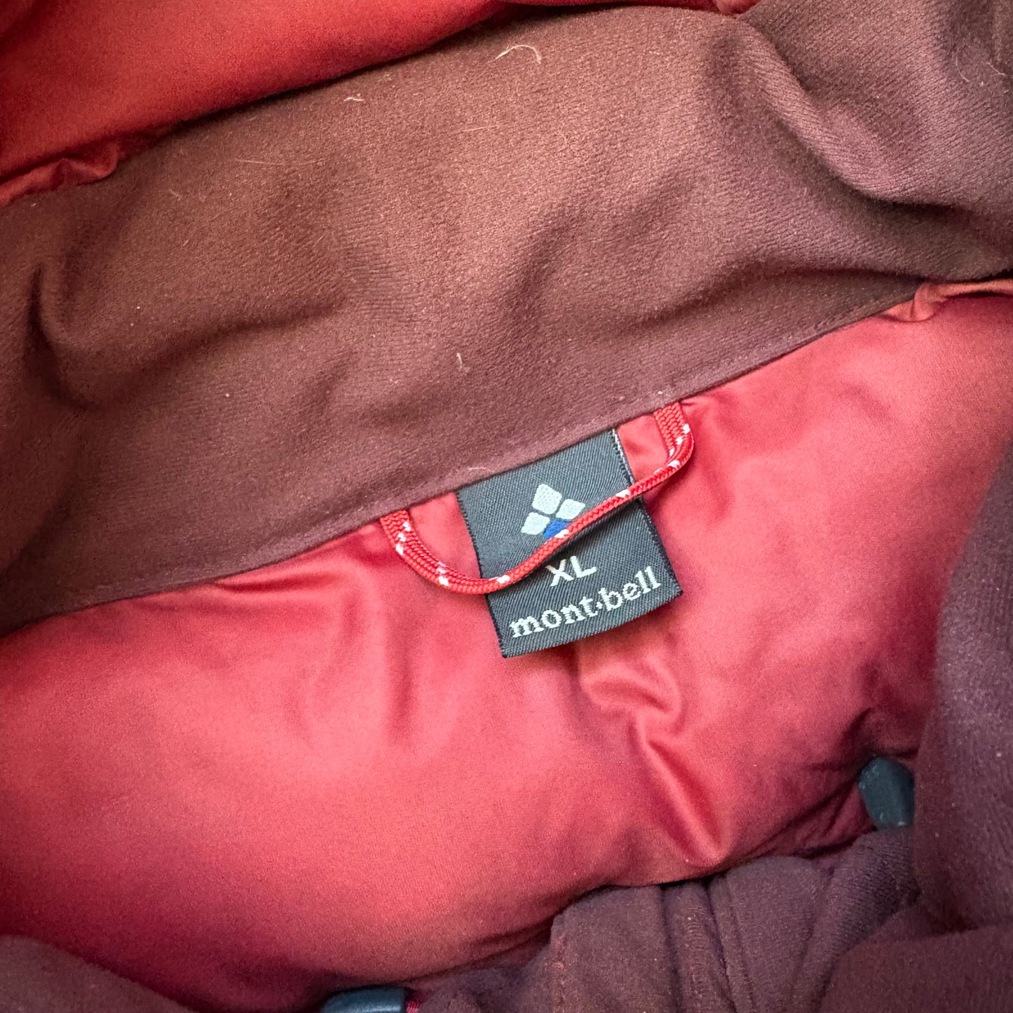 Montbell EX800 red puffer jacket (XL)