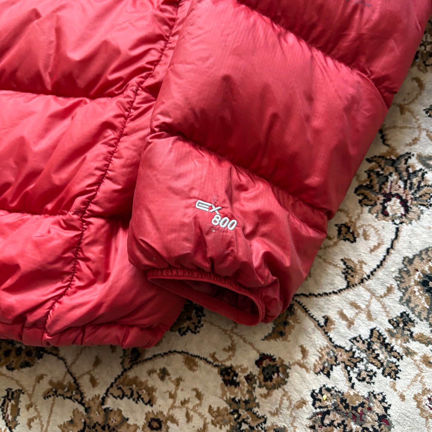 Montbell EX800 red puffer jacket (XL)