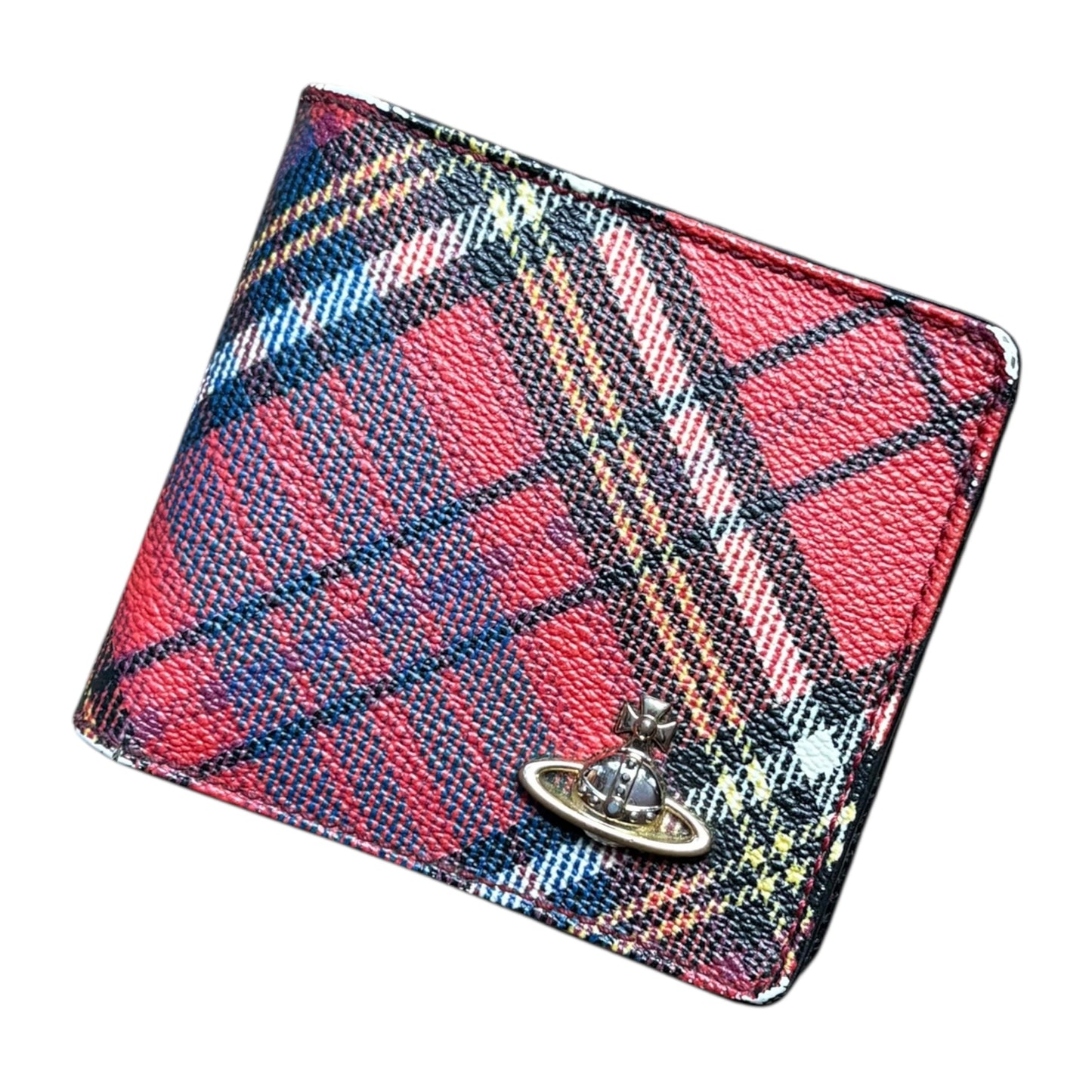 Vivienne westwood red tartan wallet