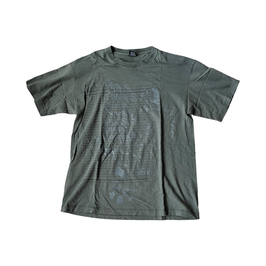 Stussy grey graphic tee (L)