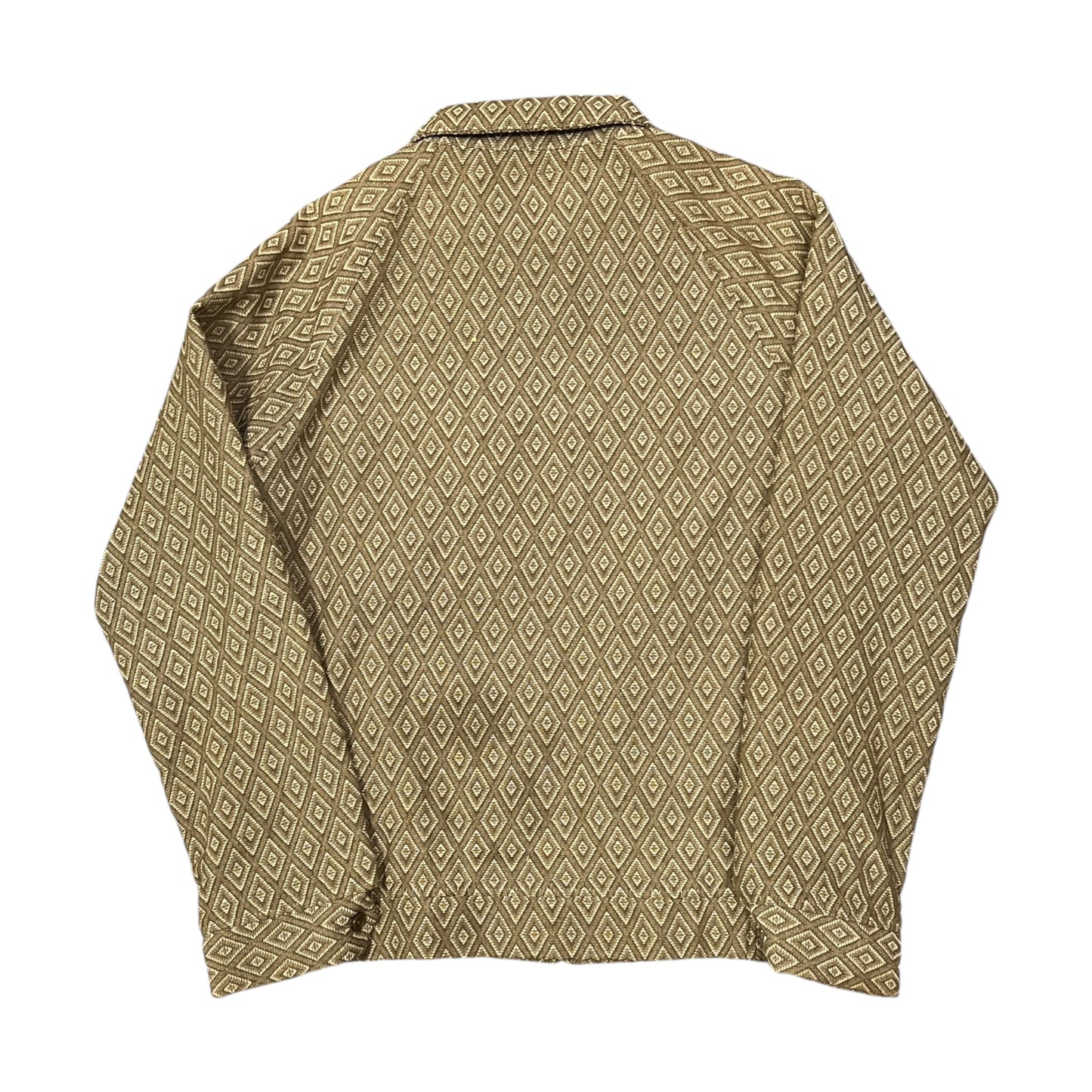 Stussy green jacquard print jacket (S)