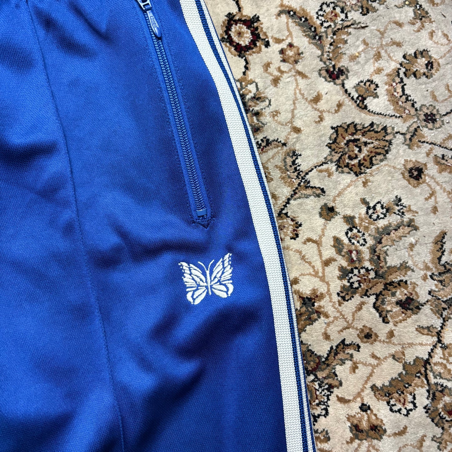 Needles blue track pants (L)