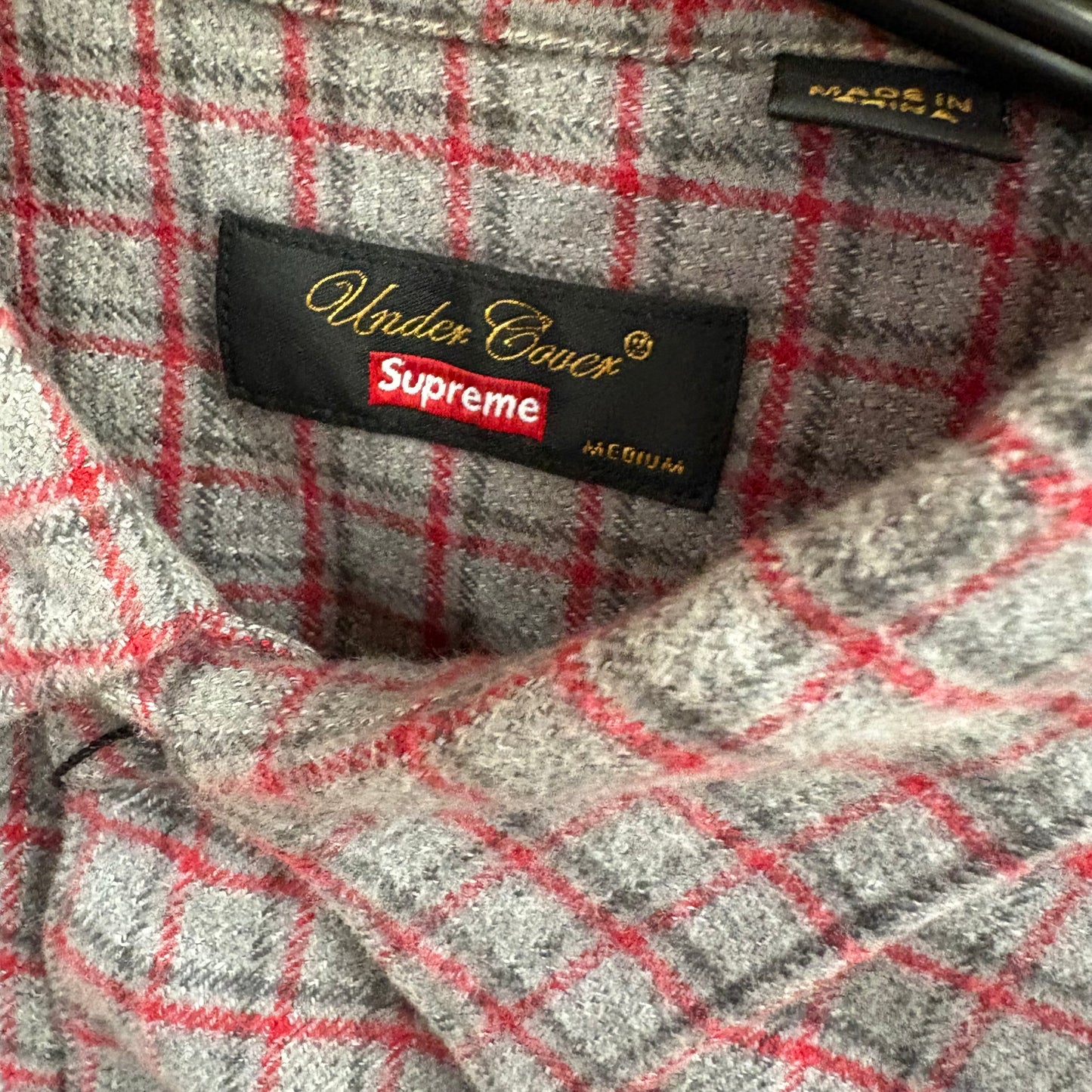 Supreme X Undercover check shirt (M)