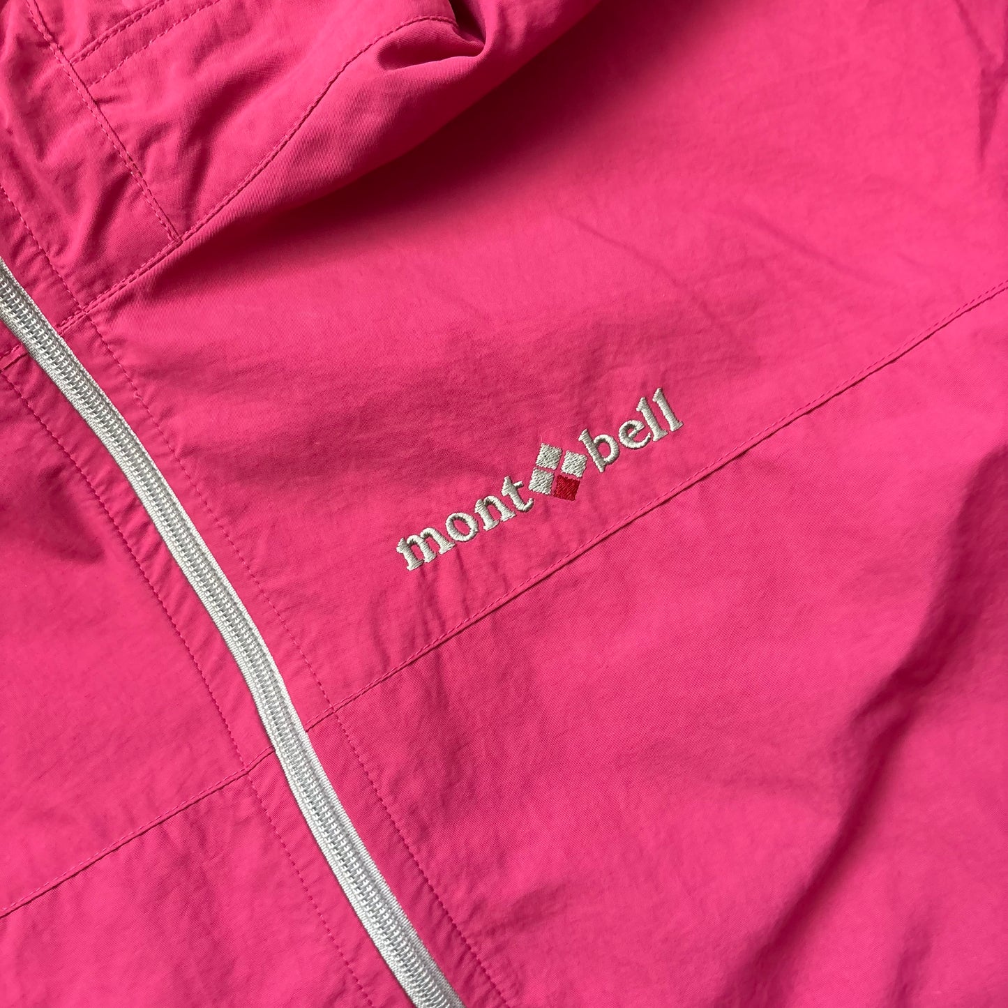 Montbell pink shell jacket (M)