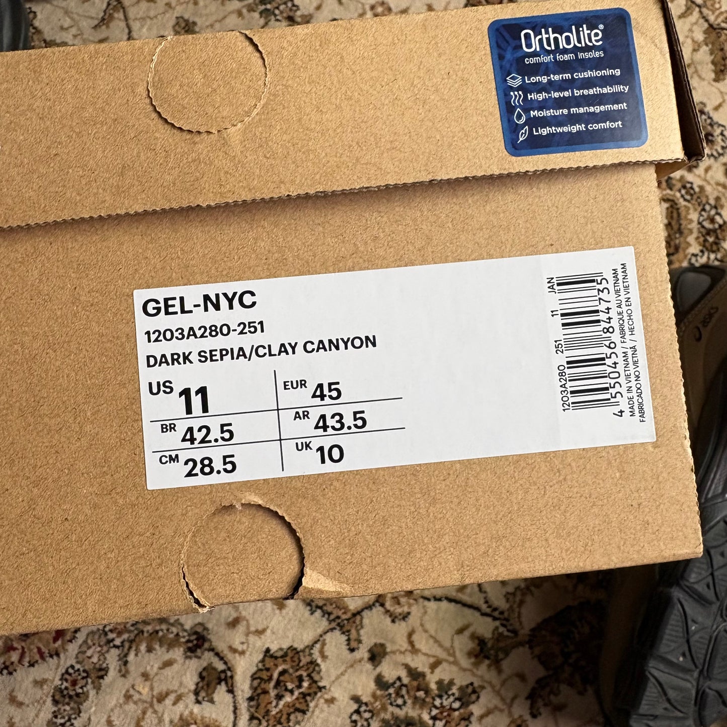 Asics gel canyon brown (UK10)