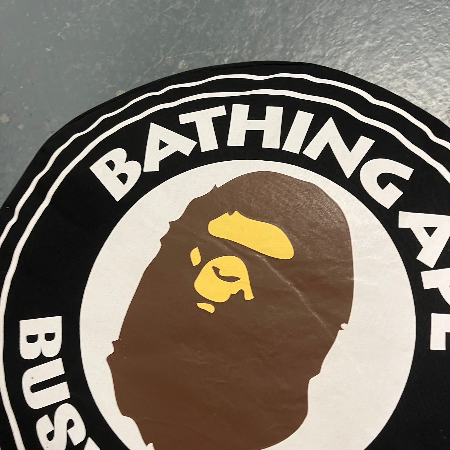 BAPE “busy works” black cushion