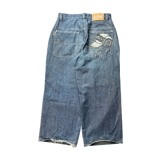 SOHK graphic blue jeans (W32)