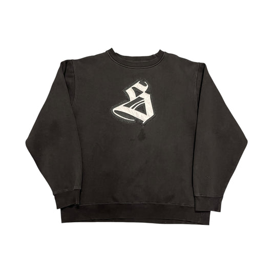 Stussy black “S” sweatshirt (L)