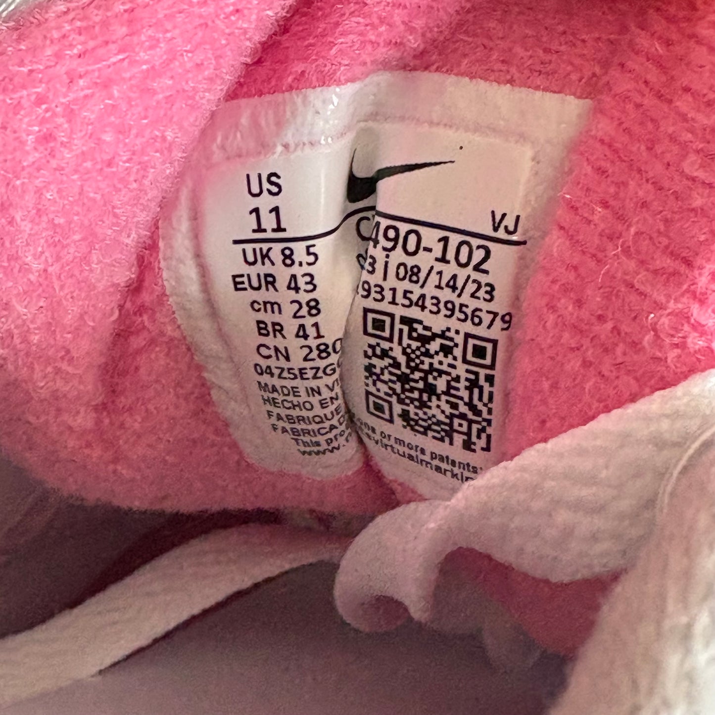 Nike air max 90 OG pink (UK8.5) BNWT
