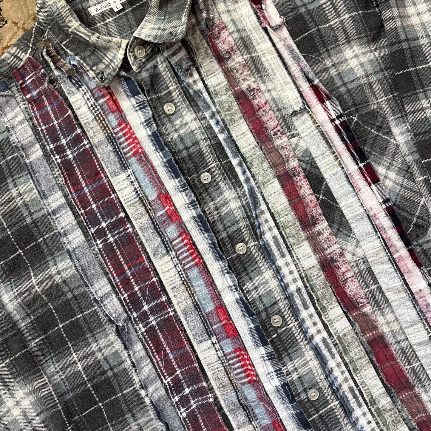 Needles rebuild shirt (L)