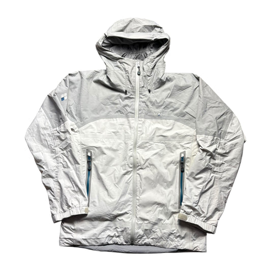 Montbell two tone grey hardshell jacket (M)