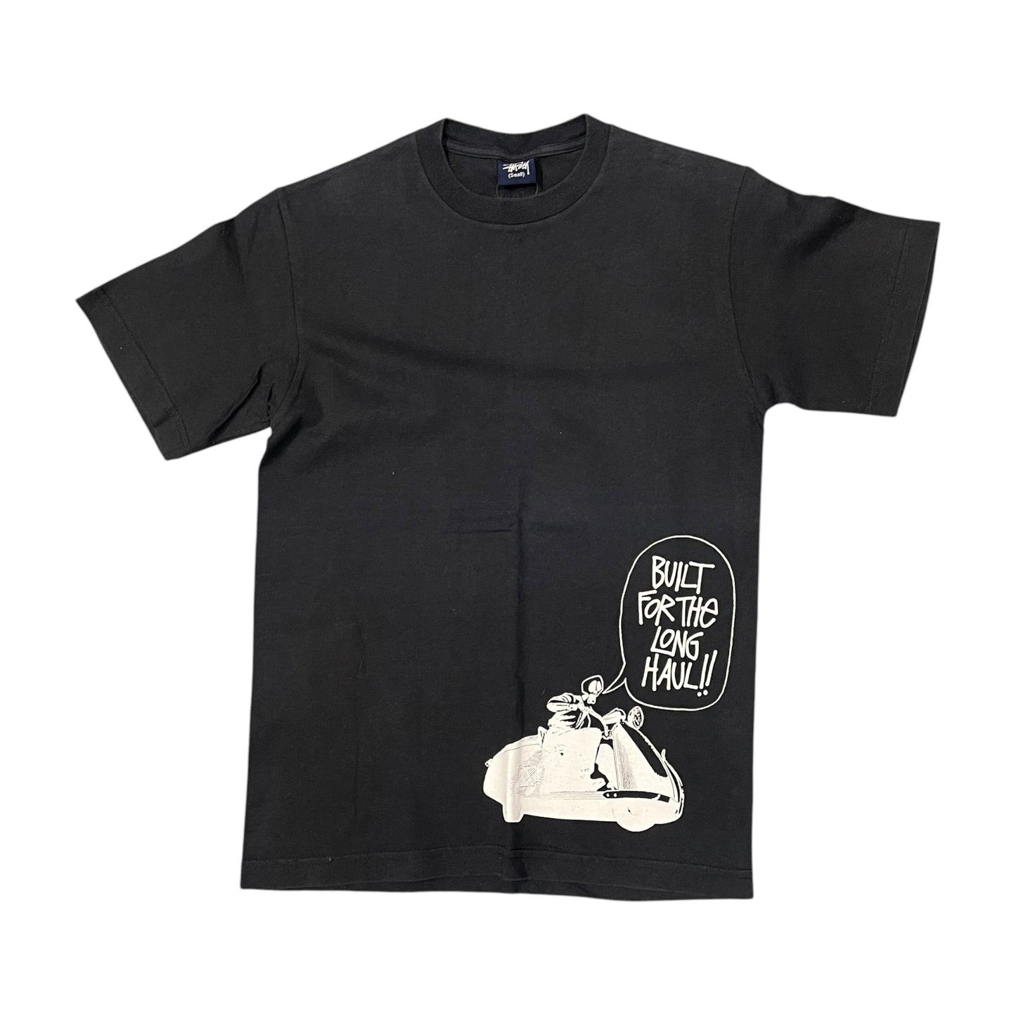 Stussy black longhaul tee (S)