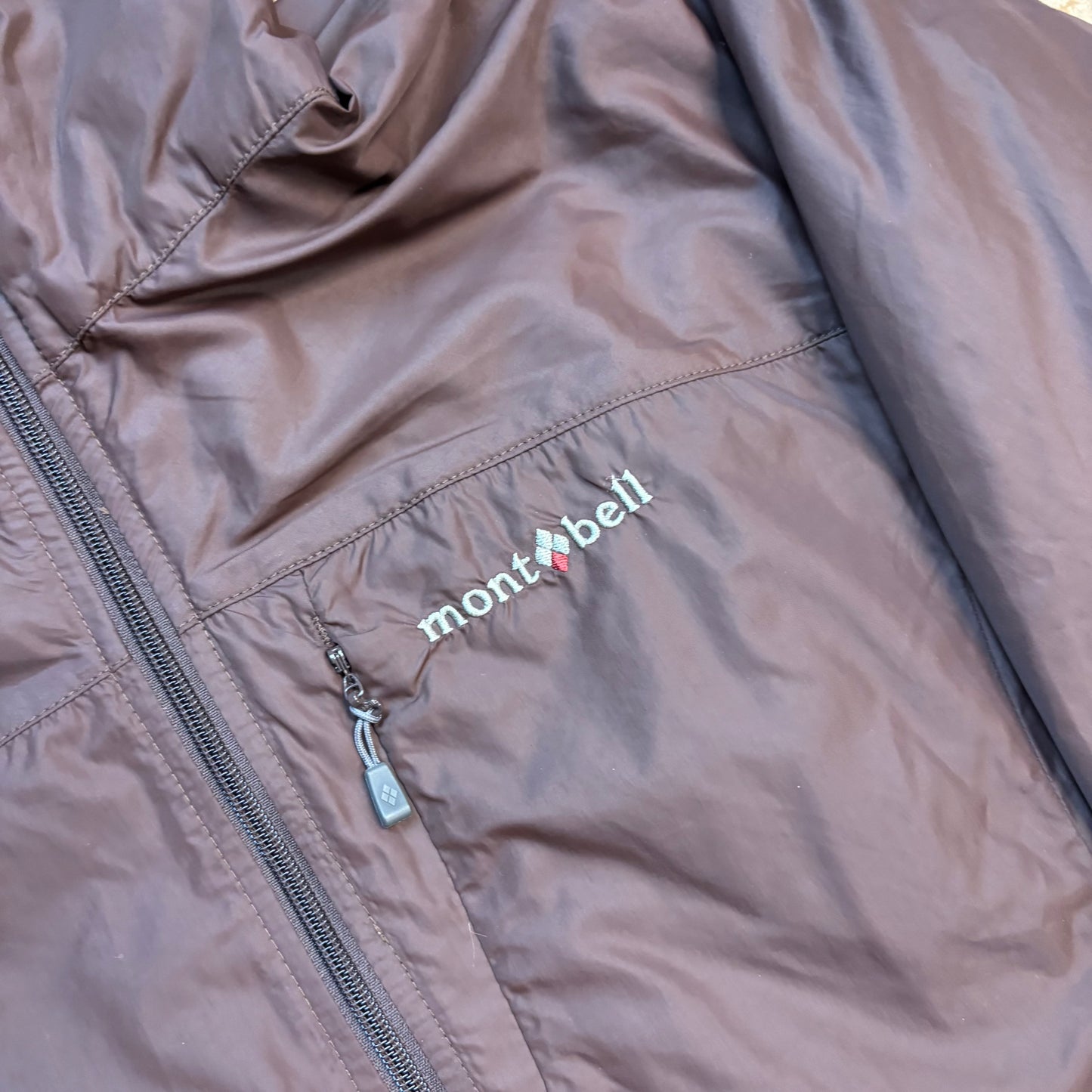 Montbell brown shell jacket (XS)