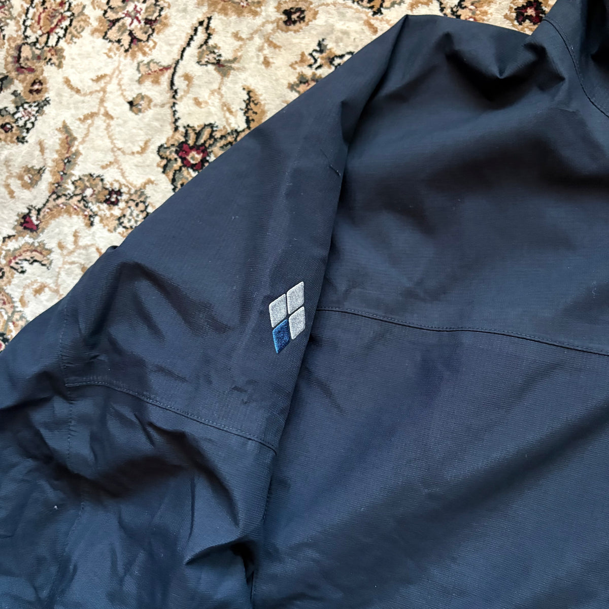 Montbell black / red waterproof shell jacket (M)