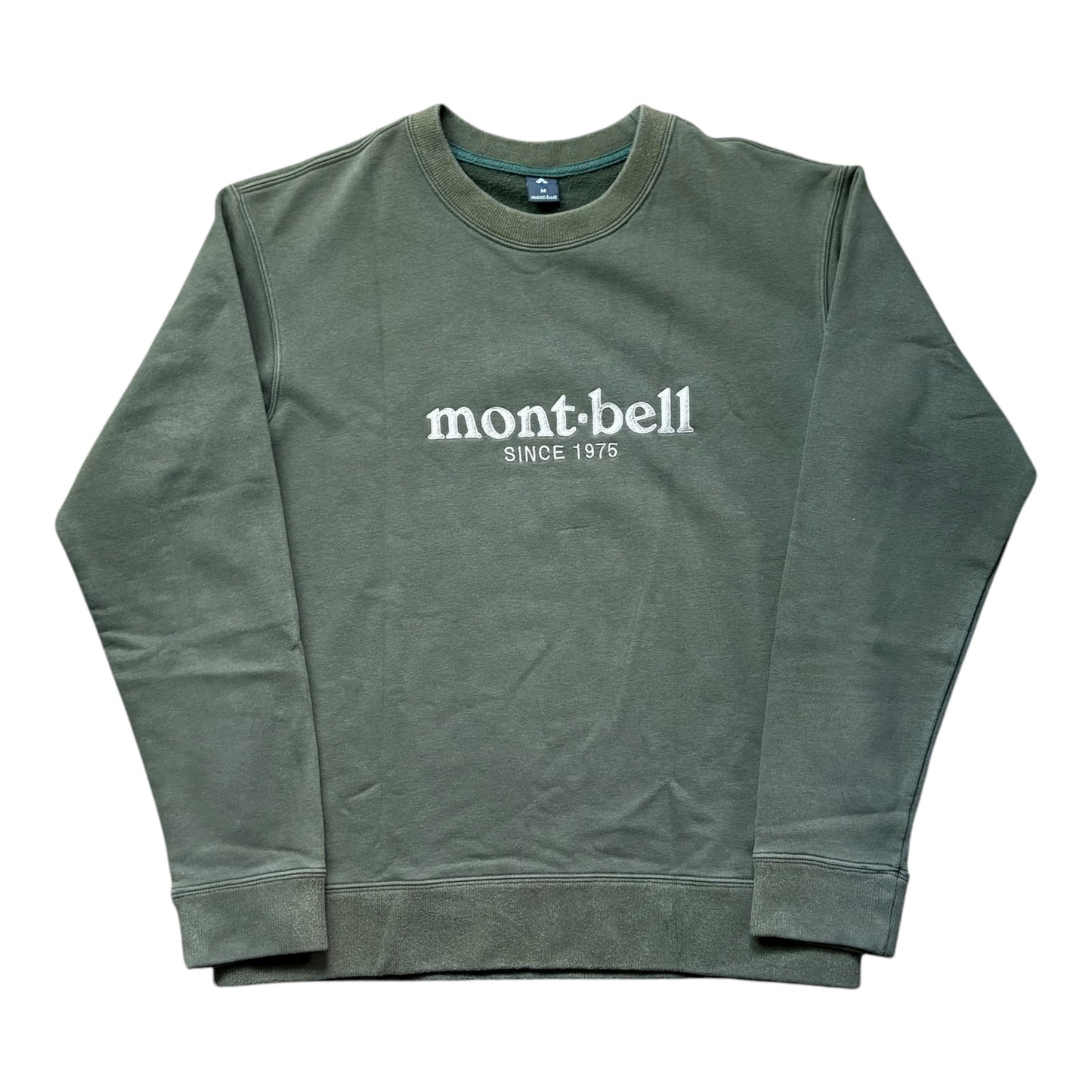 Montbell olive green sweatshirt (M)