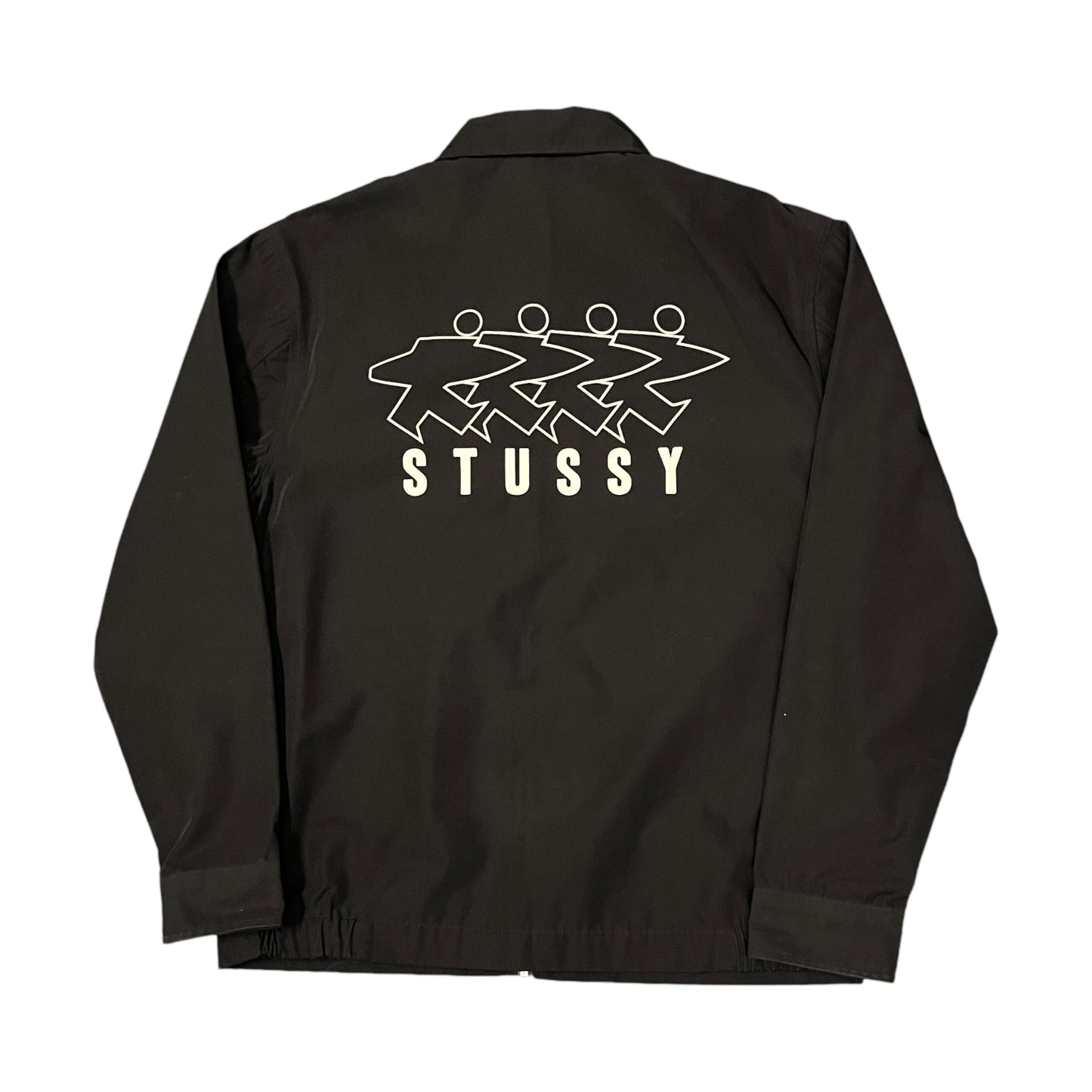 Stussy black surfboard jacket (S)