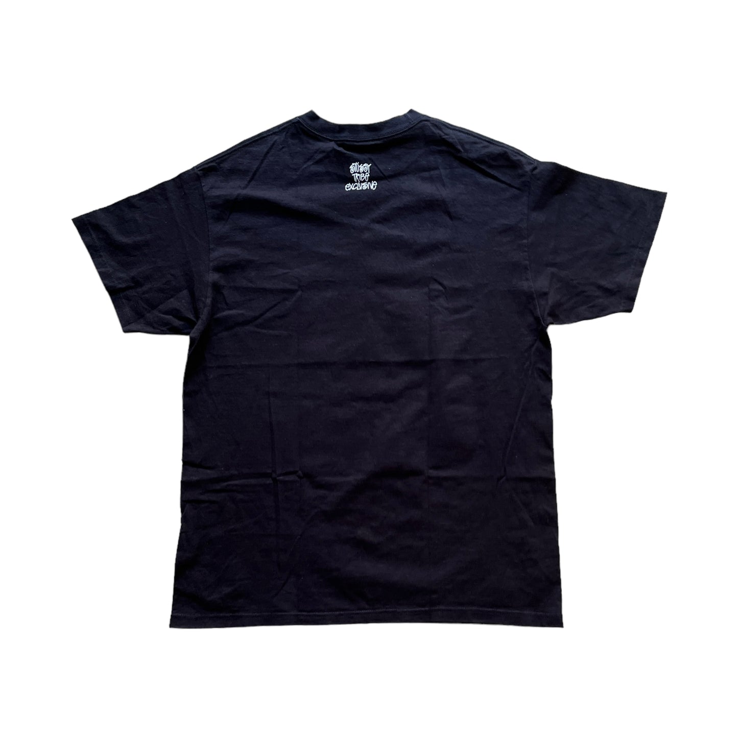 Stussy black youth spellout tee (L)