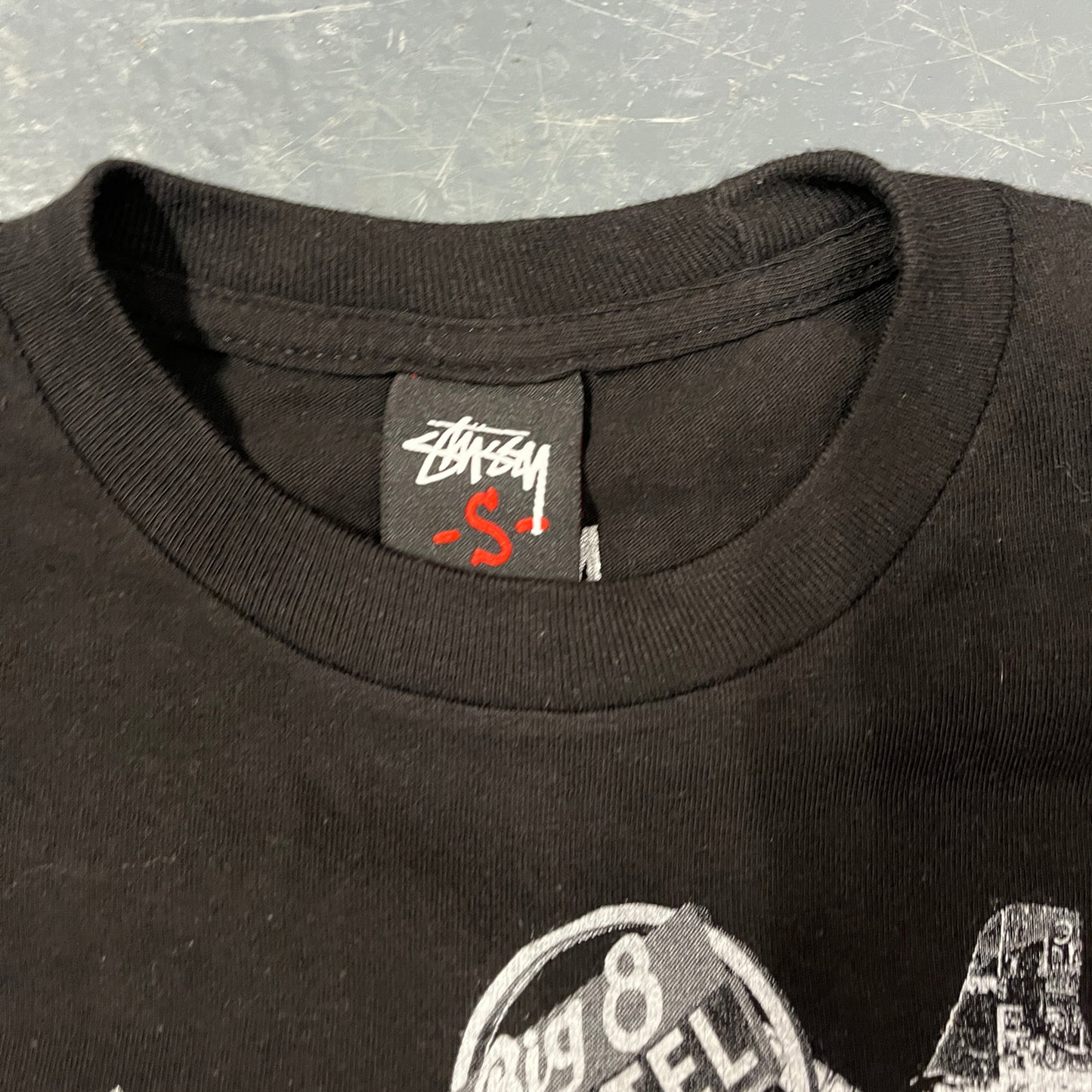 Stussy black fresh gear tee (S)