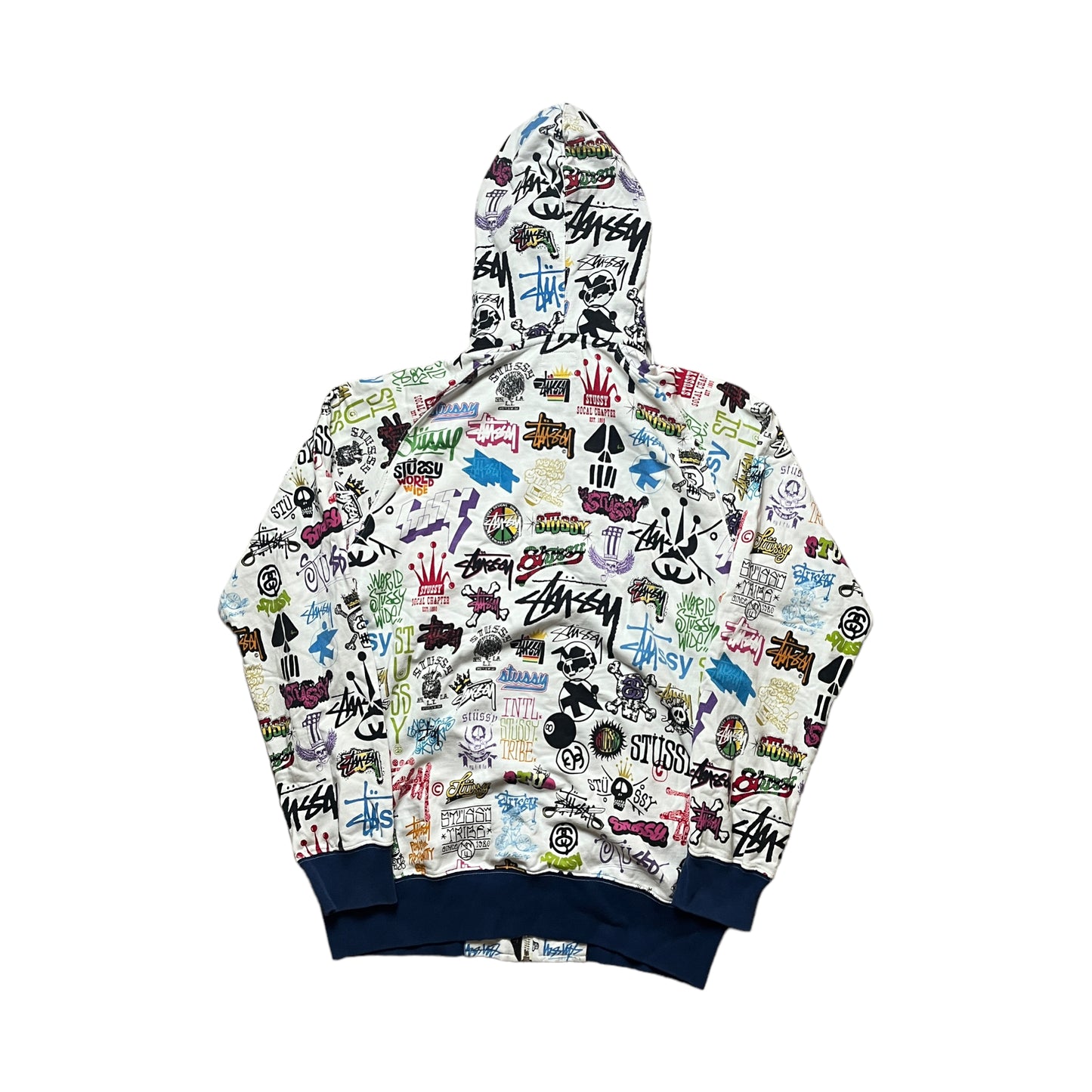 Stussy allover print zipup (S)