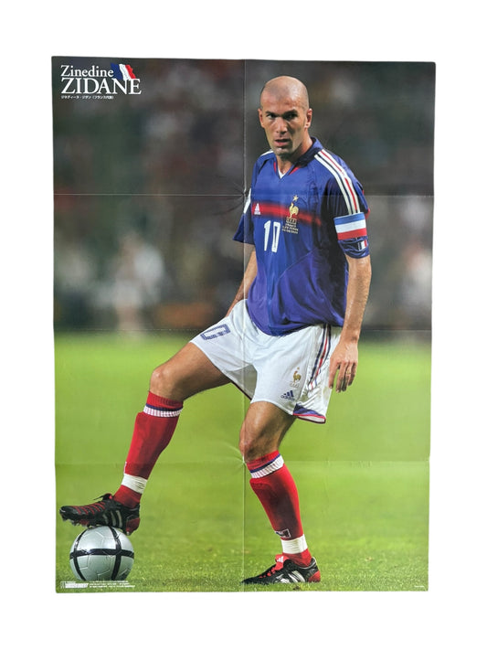 Zidane / David Beckham Y2K poster