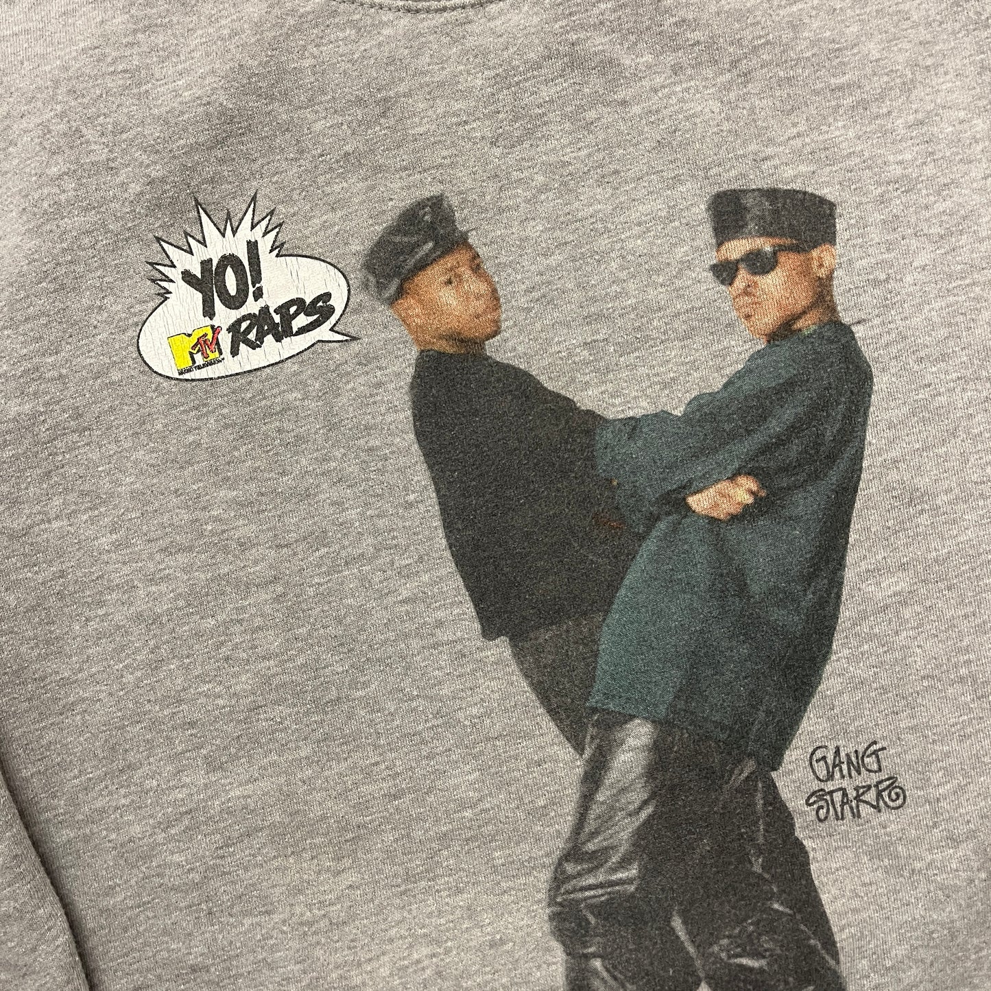 Stussy X Yo MTV raps grey sweatshirt (S)