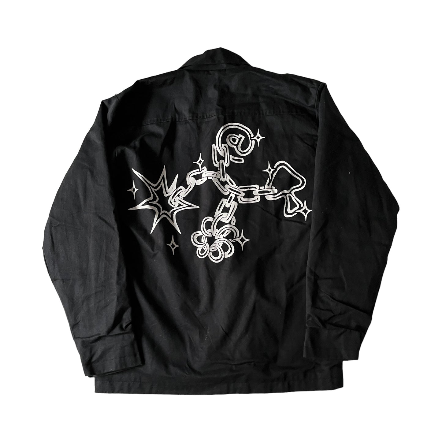 ADWYSD black chain logo jacket (L)