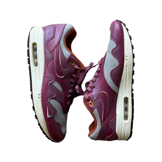 Patta X Nike air max 1 burgundy (UK10)