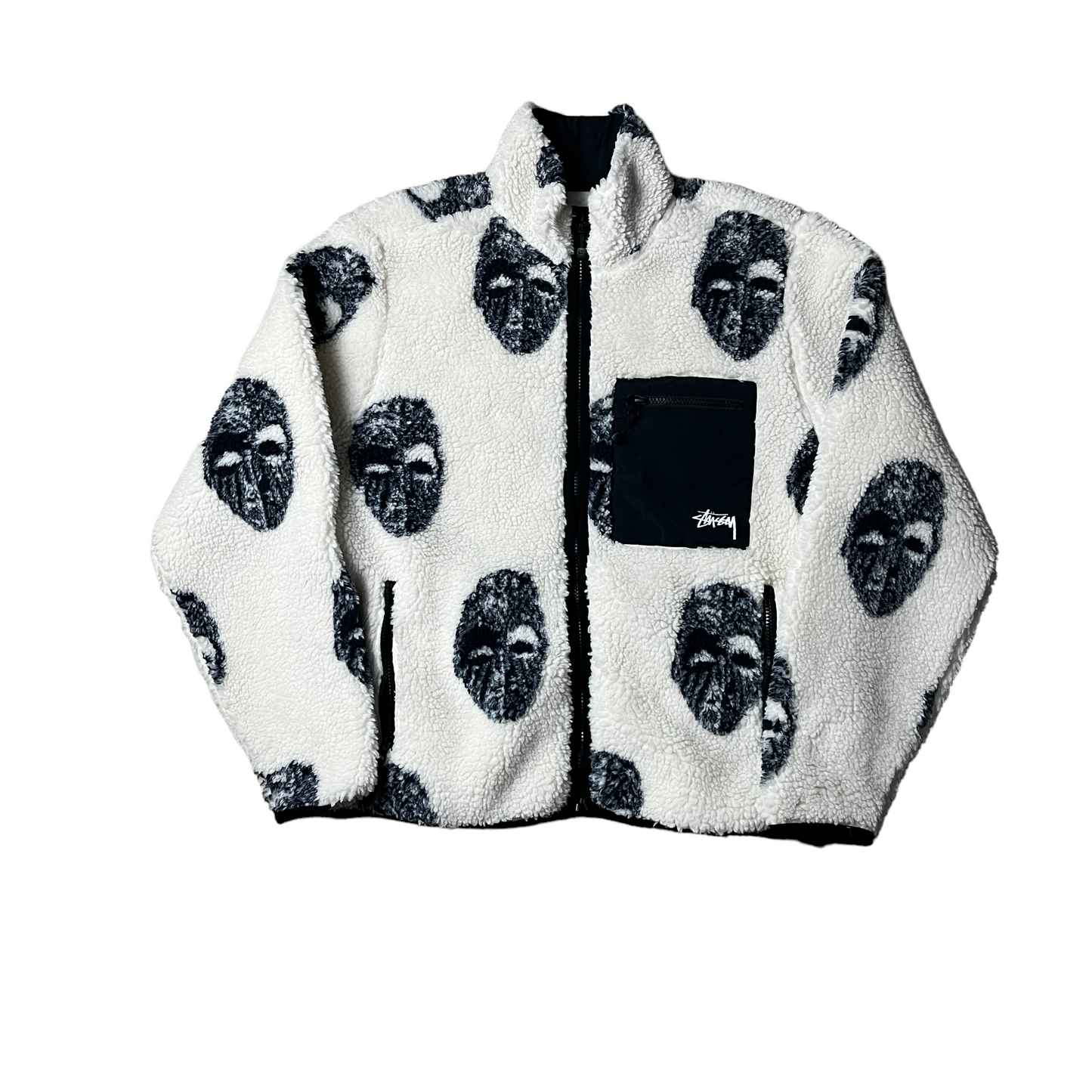 Stussy sherpa mask fleece (L)